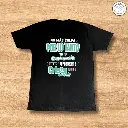Camiseta Negra de Algodón "No más culpa"