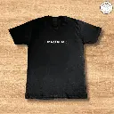 Camiseta Negra de Algodón "No más culpa"