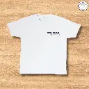 Camiseta Blanca de Algodón "No más miedo"
