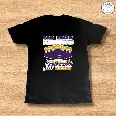 Camiseta Negra de Algodón "No más miedo"