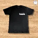 Camiseta Negra de Algodón "No más miedo"