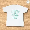 Camiseta Blanca de Algodón "No más culpa"