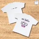 Camiseta Blanca de Algodón "No más inseguridad"