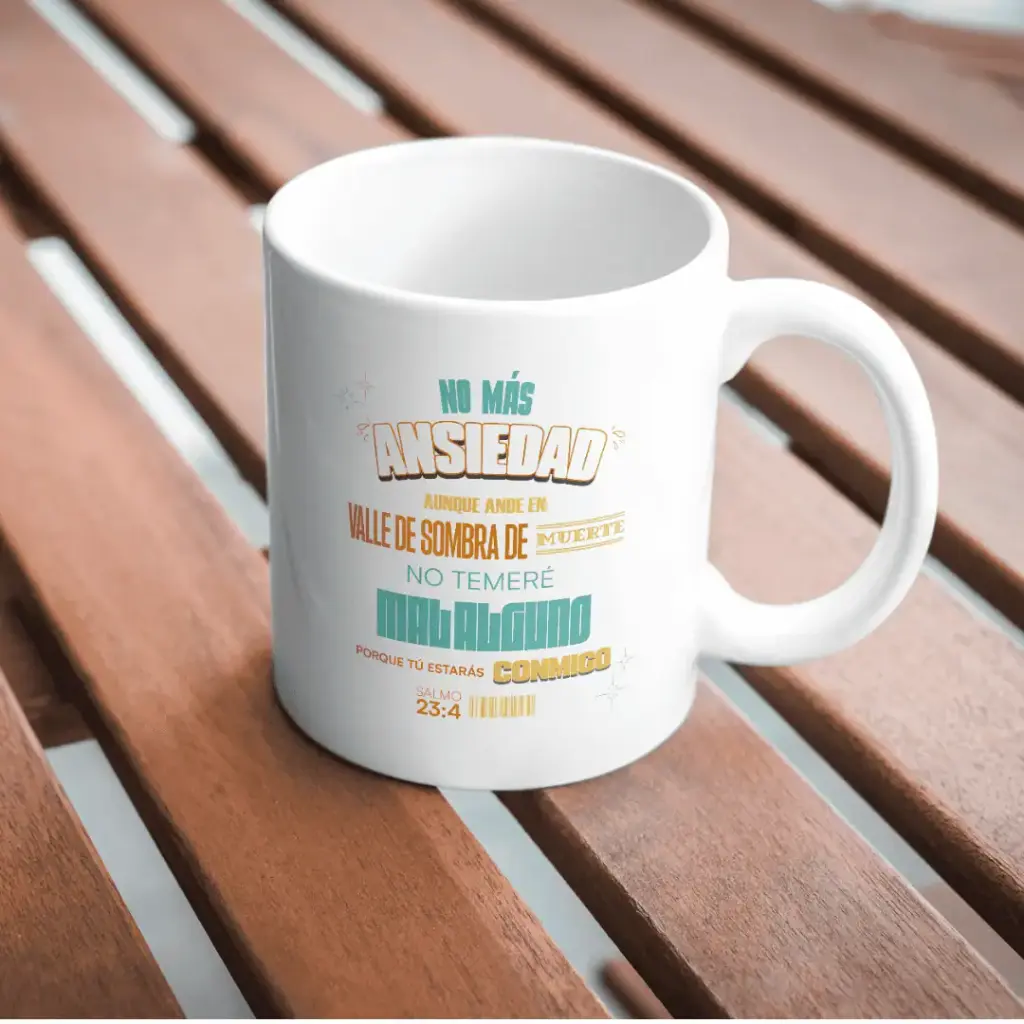 Mug "No más ansiedad"