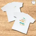 Camiseta Blanca de Algodón "No más ansiedad"